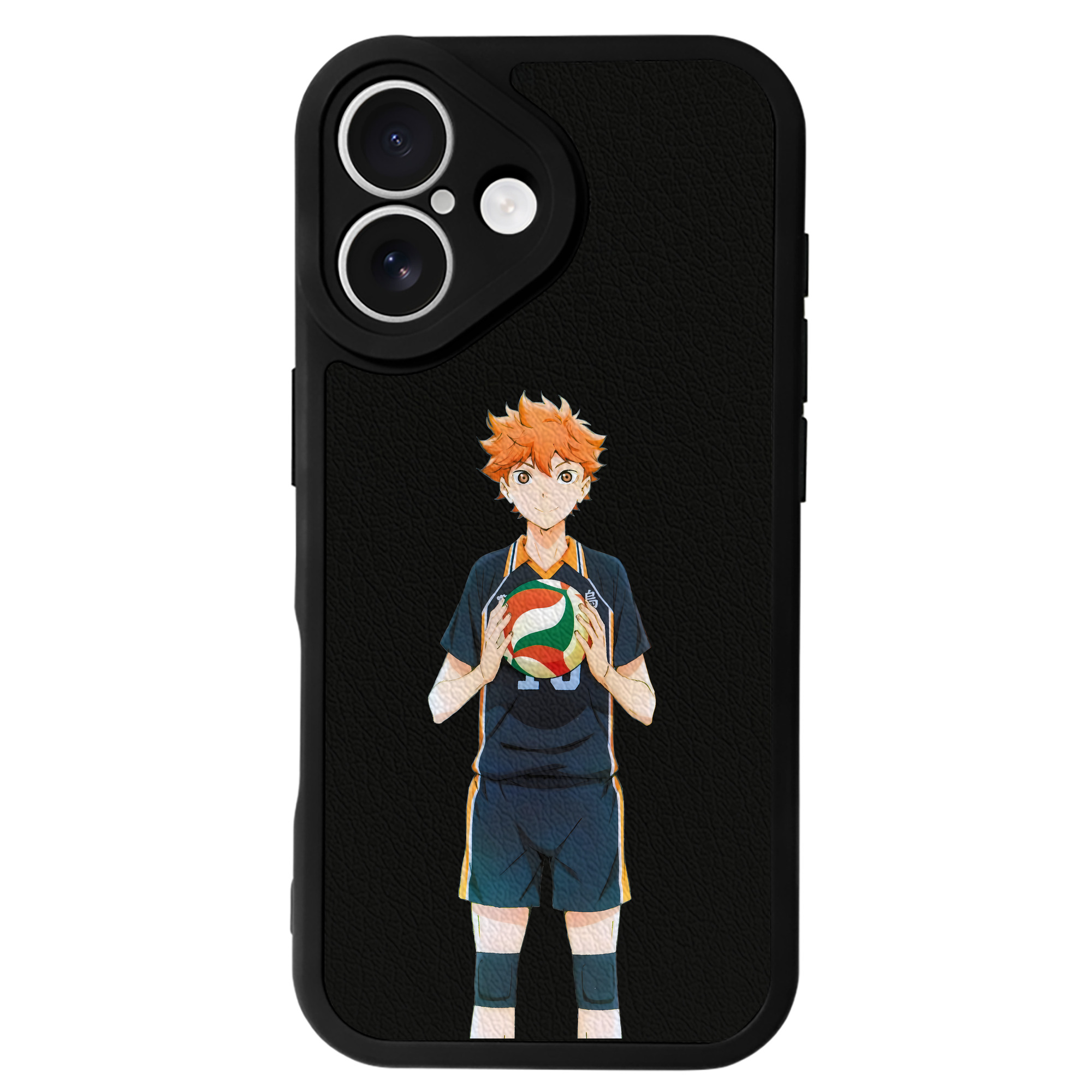 （画像用） ハイキュー!! Haikyu!! 【iPhone 16シリーズ対応】シリコンスマホケース（レザー調） 材質：シリコン